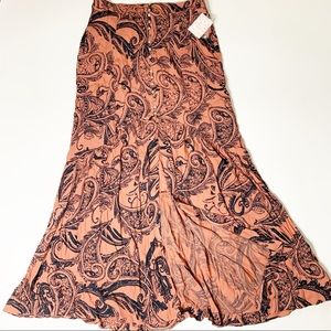 Free People Smooth Sailing Floral Maxi Skirt